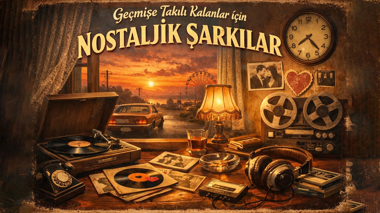⁣Geçmişe Takılı Kalanlar İçin Eski Nostaljik Şarkılar | 80'ler 90'lar Özlem Albümü