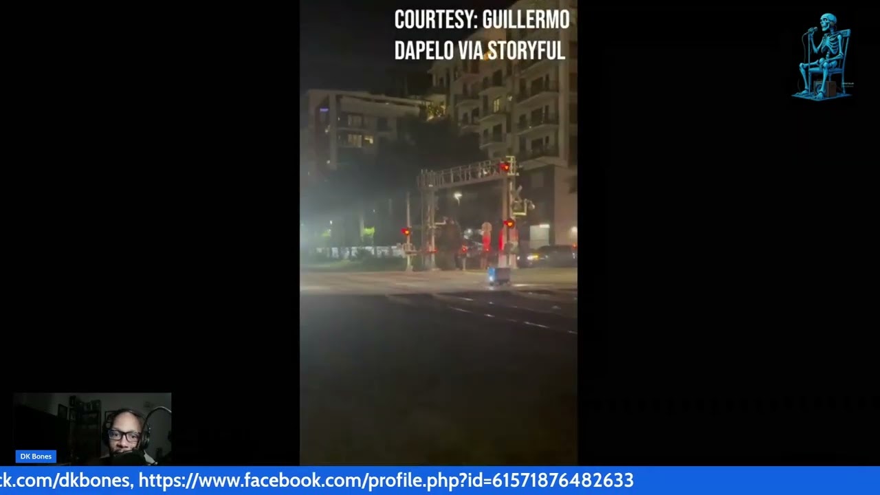 Not even a robot delivery is safe from Bright line rails!