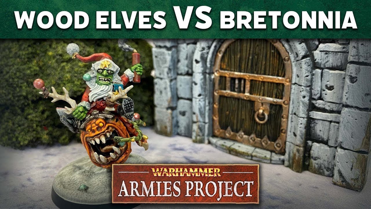 Wood Elves vs Bretonnia Warhammer Armies Project Battle Report Da Red