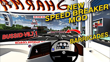 Speed breaker and barricade mod for Bus Simulator Indonesia v3.7.1😎