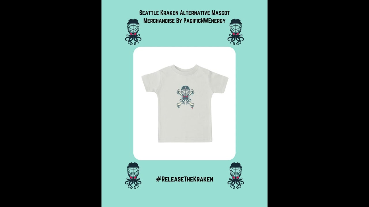 Seattle Kraken Alternative Mascot Merchandise By PacificNWEnergy 🏒🐙