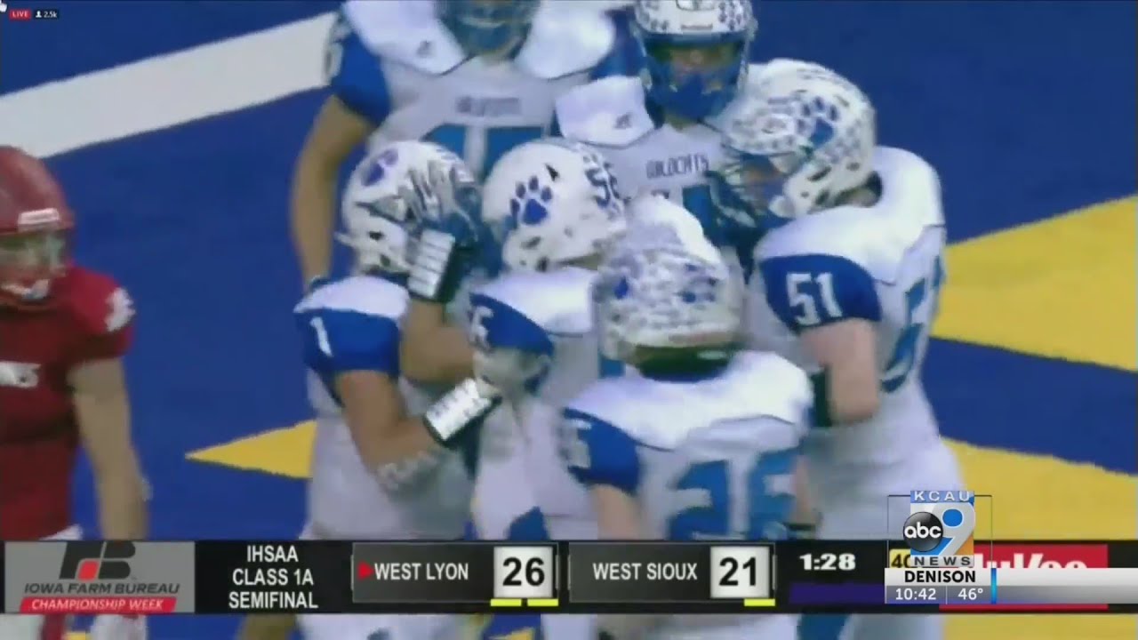 West Lyon outlasts West Sioux in state semifinal thriller to clinch a spot in the 1A championship ga