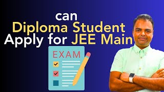 can Diploma Student Apply for JEE Main, can Diploma Students Get Admission in IIT NIT IIIT #diploma screenshot 5