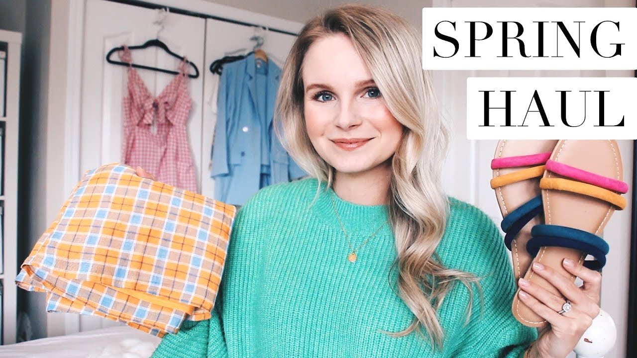 SPRING TRY ON HAUL | OLD NAVY, FORVER 21, SEPHORA + MORE | ANDREA CLARE IN VANCOUVER
