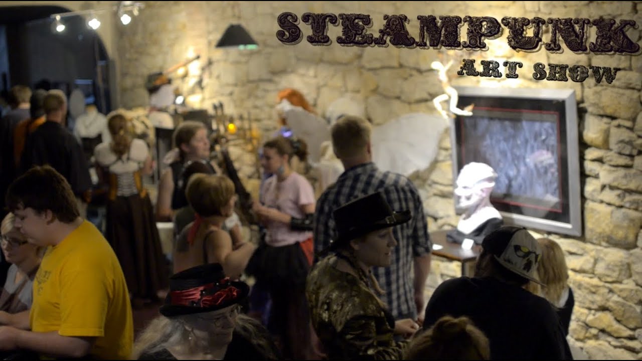Two Wolves Studio's Steampunk Art Show In NOTO Arts District 2013 - YouTube