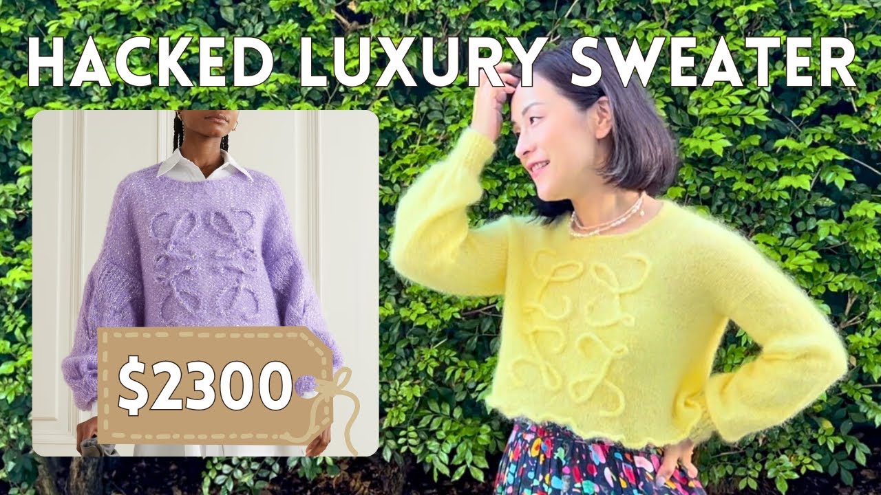 Knitting VLOG 6: I HACKED this $2300 LOEWE top and it's BETTER than the original!