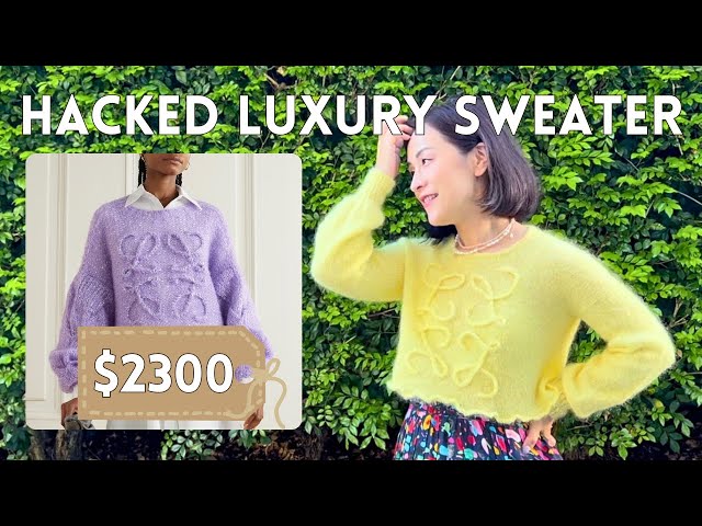 Knitting VLOG 6: I HACKED this $2300 LOEWE top and it's BETTER