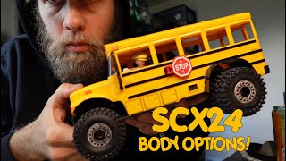 TONS of UNIQUE SCX24 body options!