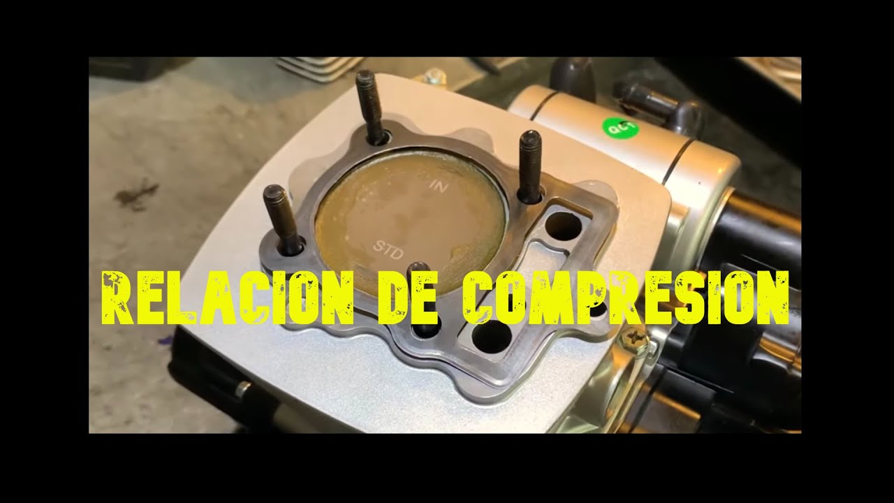 COMO CALCULAR LA RELACION DE COMPRESION Y AUMENTO DE LA MISMA - YouTube