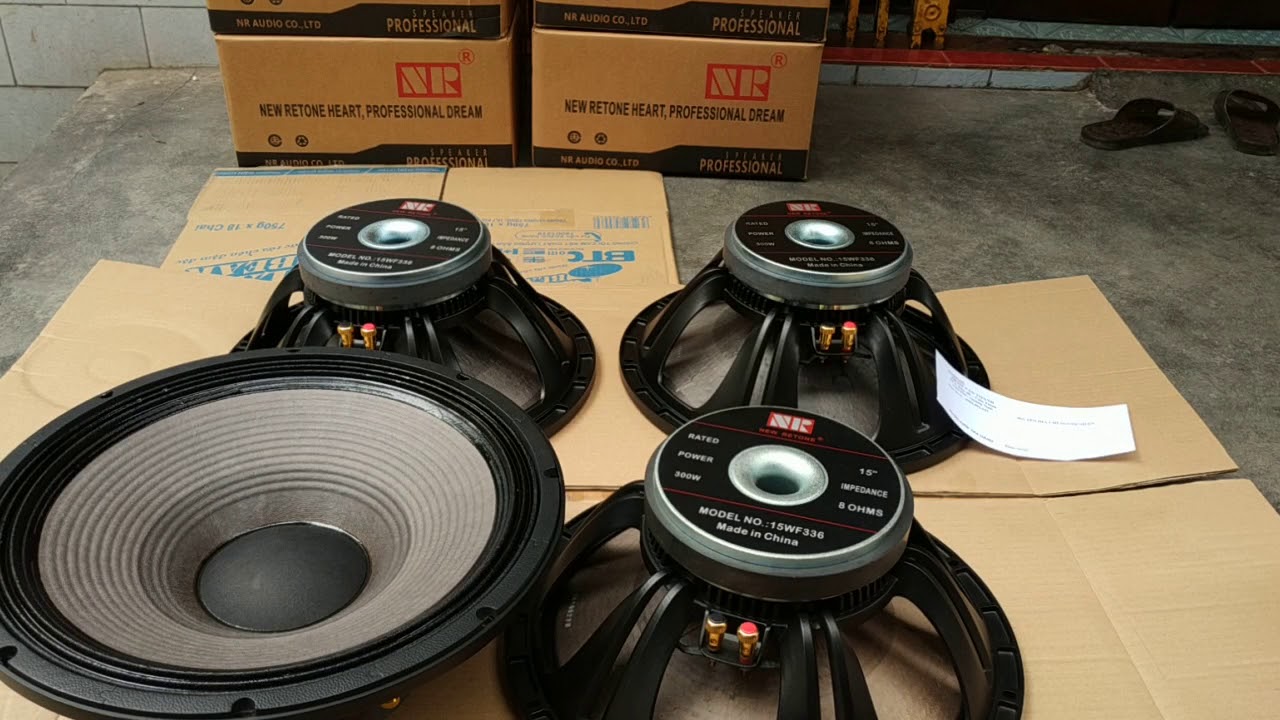 Bass 40 cao cấp NR  15WF336 có duy nhất 2 đôi