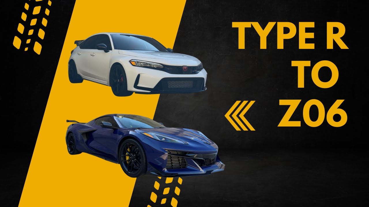 Driving opposites: FL5 To Z06 | FL5 Type R Track Prep (Brake Upgrades) + Z06 POV Drive