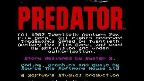 Predator - ZX Spectrum - New Loading Screen by MAC
