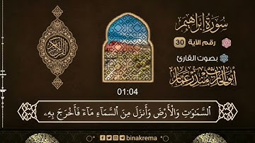 ما تيسر من سورة إبراهيم | منذر عمار - رحمه الله
