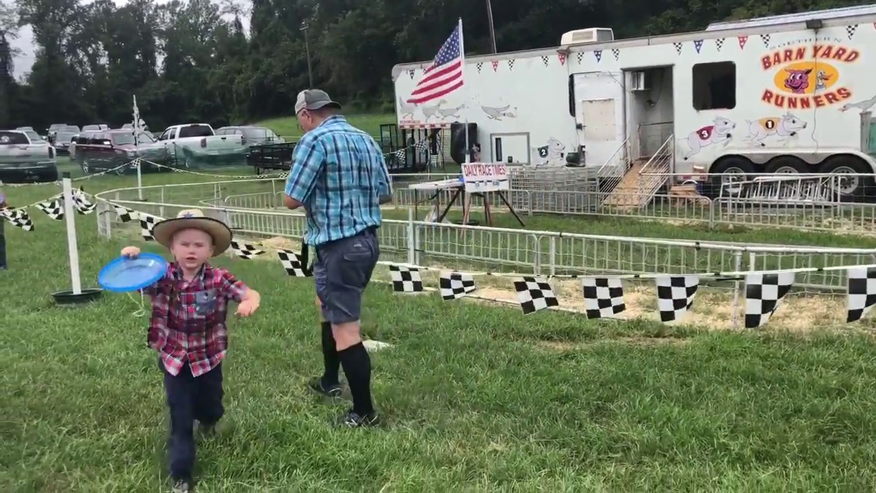 Magnus 4 years old. Barnyard Racers (2) AA County Fair - YouTube