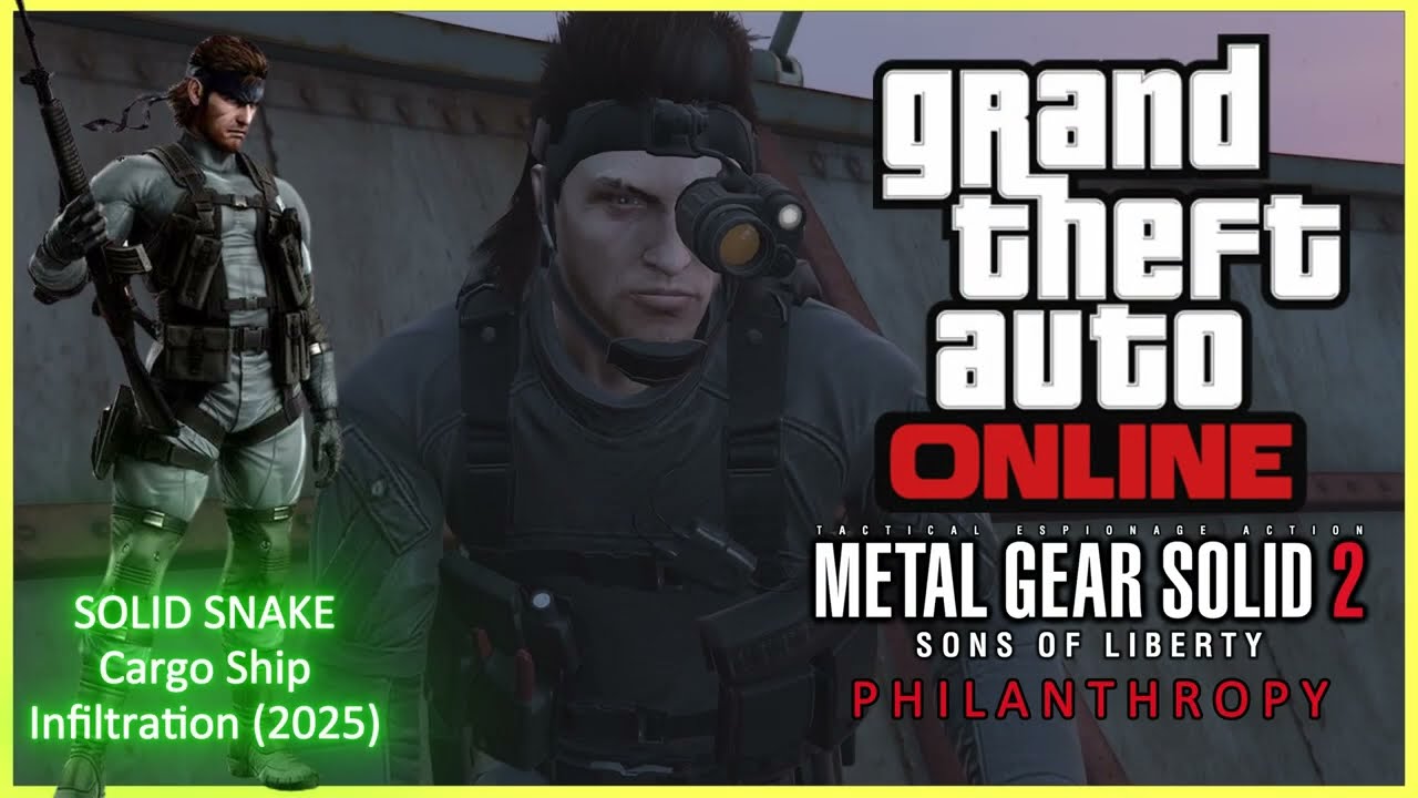 Solid Snake infiltrates Cargo Ship in GTA Online (2025)
