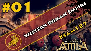 Total War Attila:The Western Roman Empire Part 1- Scorched Earth