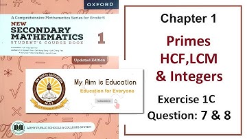 Exercise 1C Question 7 and 8 solution - (Number line and less than/greater than concept) APS Math 6