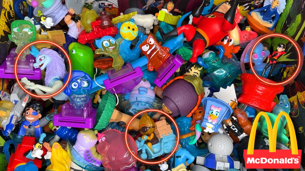 BAÚ DE BRINQUEDOS DISNEY & PIXAR MC DONALDS MC LANCHE FELIZ COLEÇÃO PETER TOYS!