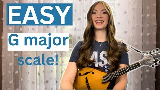 LEARN YOUR VERY FIRST SCALE on the mandolin! | Beginner's guide to learning a G major scale