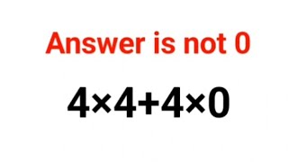 4440 Answer Is Not 0. Many Could Not Do This Right Can You?