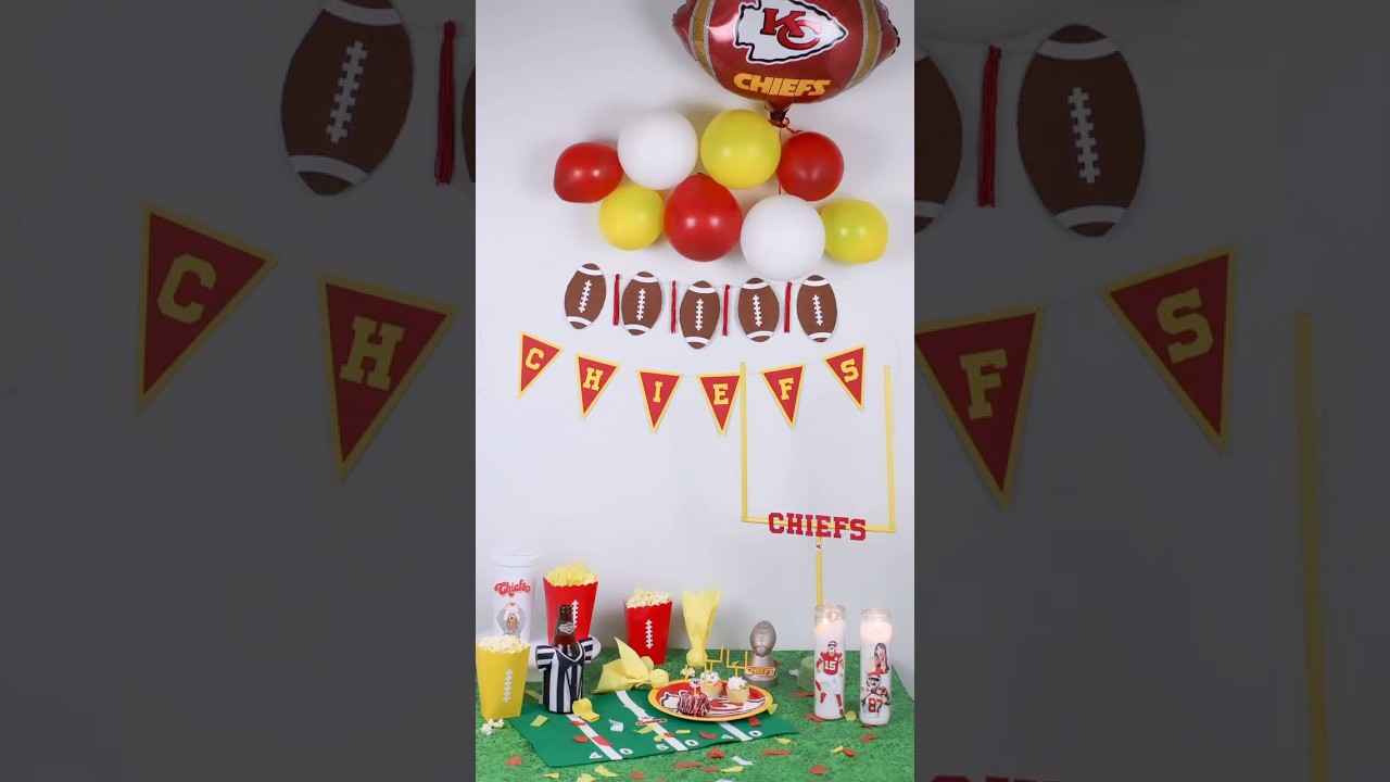 DIY football party decor ideas