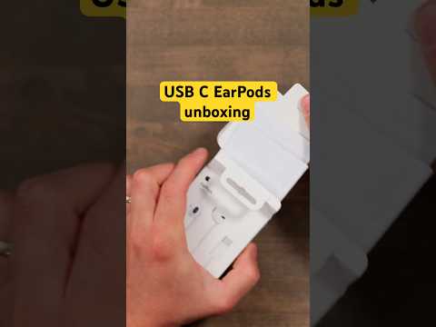 Apple USB C EarPods ASMR Unboxing