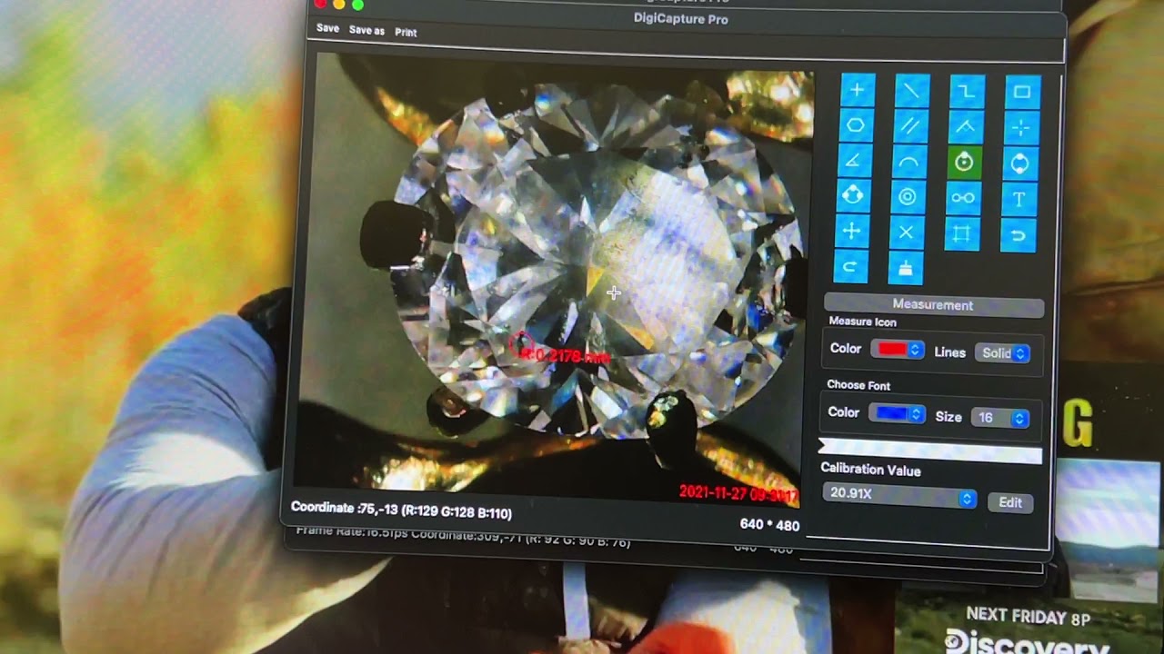 Polarizer Digital Microscope 4.5" with metal stand