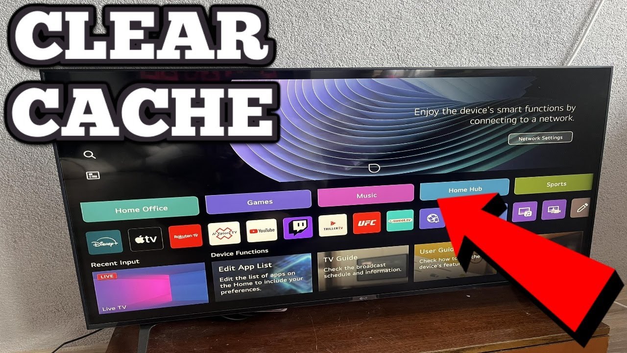How To Clear Cache On LG Smart TV - YouTube