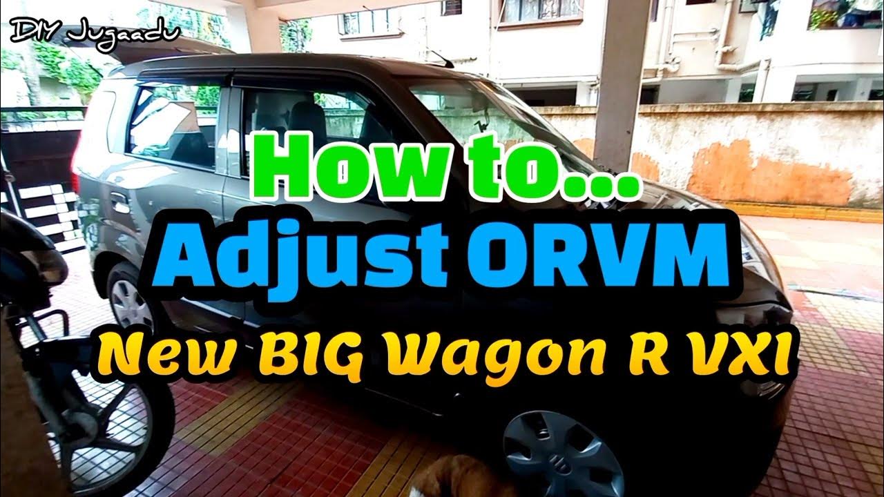 New Big Wagon R VXI Electrical ORVM setting How to control side