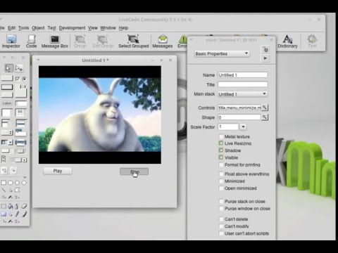 Livecode: create a video player in 1 minute!