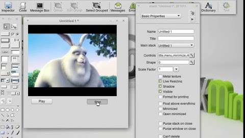 Livecode: create a video player in 1 minute!