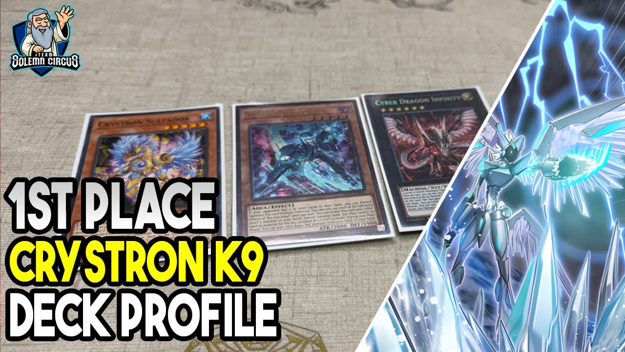 Yu-Gi-Oh! 1-е место. Профиль колоды Crystron K9.