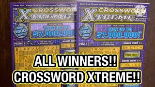 Details ALL WINNERS!! CROSSWORD XTREME!! CA Scratchers Guide