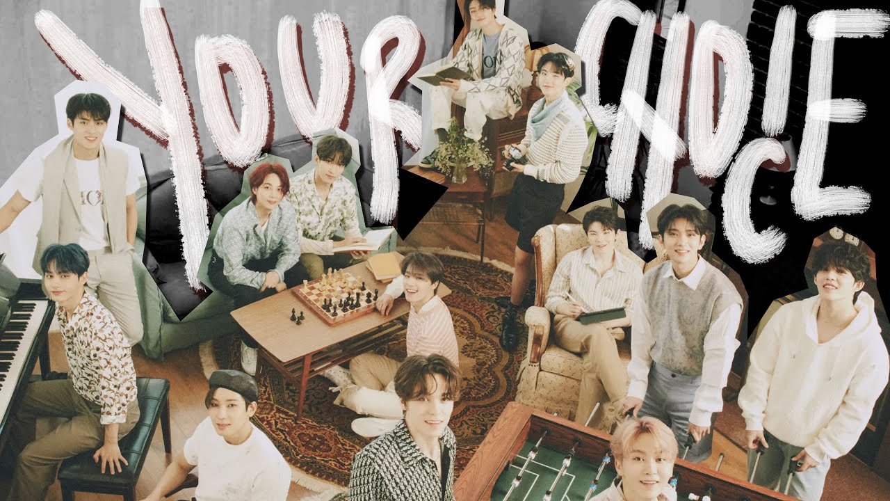 different member singing in each ear - seventeen your choice album