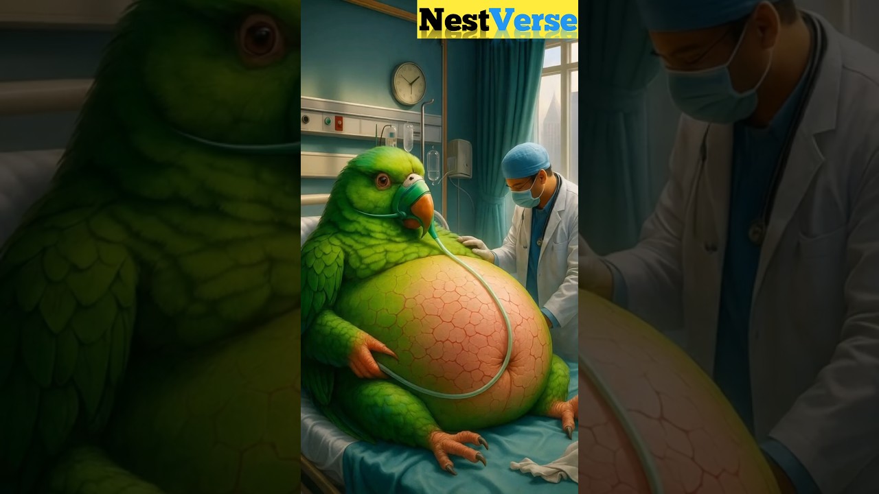 Pregnant parrot 🦜 | Doctors helped the monkey 