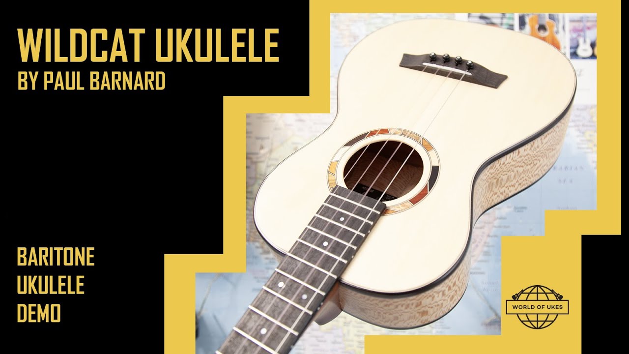 Paul Barnard Wildcat Baritone Ukulele Demo