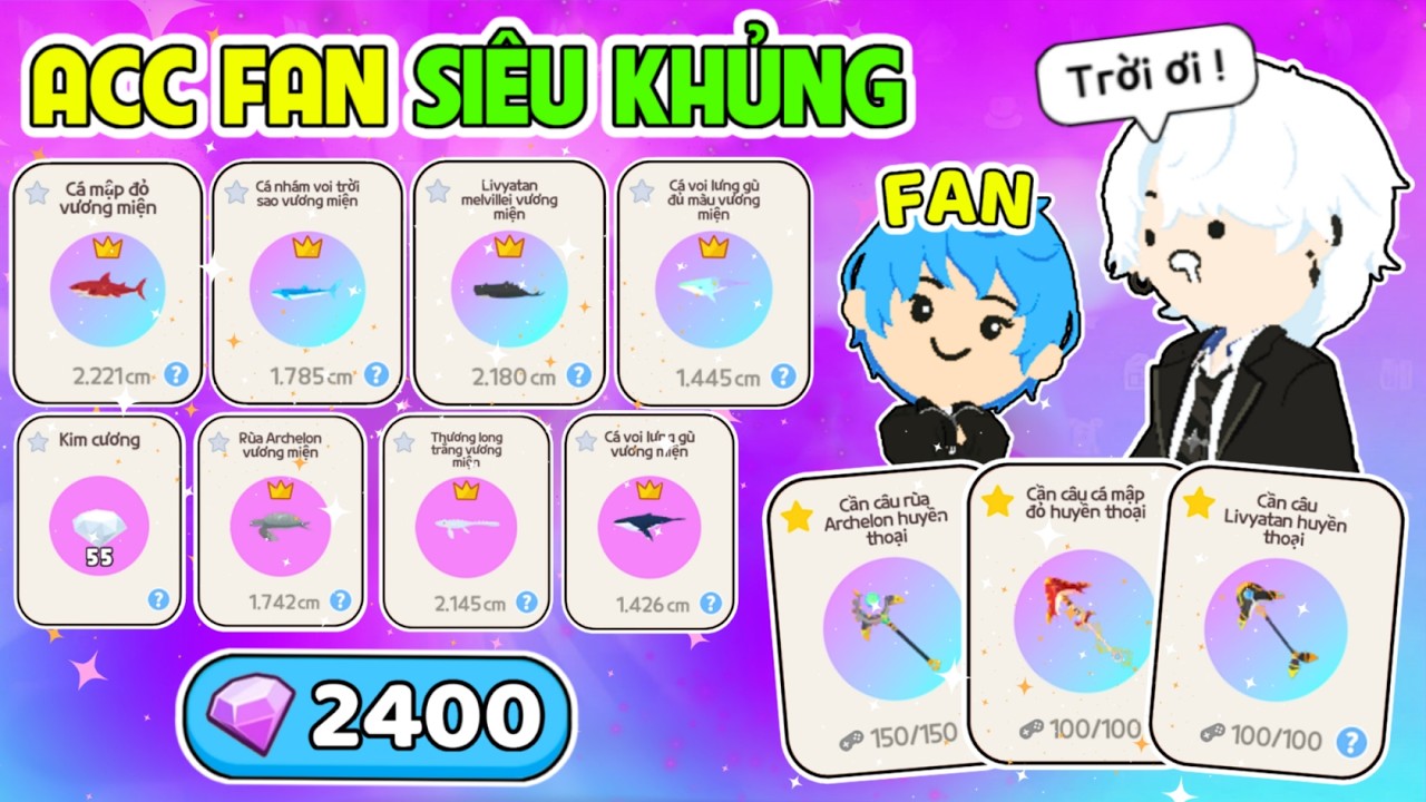 BEDY HOẢNG HỐT VỚI ACC F.AN CÀY CHAY C.ÂU C.Á SIÊU KHỦNG NÀY VÀ MỞ HỘP DÙM F.AN | PLAY TOGETHER
