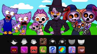 Sprunki Love Mod but EVERYONE Became DEMONS! Kpop Demon Hunters and POPPY PLAYTIME 5
