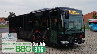 BBG | Mitfahrt Bus 916: Eberswalde Hbf–Oderberg | MB Citaro FL K (Neidhardt; ex. RPM)