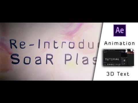 EASY 3D BEAUTIFUL TEXT ANIMATION - AFTER EFFECTS TUTORIAL