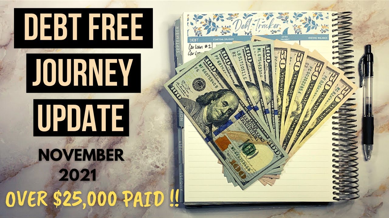 DEBT PAYOFF PLAN UPDATE | November 2021 | Starting Debt : $45,542.39 | Snowball Method