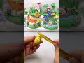 Immersive handmade clay tutorial!! Squishy cute clay dinosaur #clay #clayart #diyclay