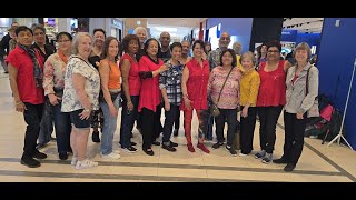 Flash mob on International Dance Day organized by Tammy Lee Wyatt May 3, 2025 in the Burlington Mall