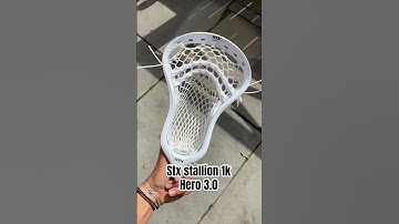 Stx stallion 1k strung with hero 3.0 #thestringshark #workofshark #lacrosse