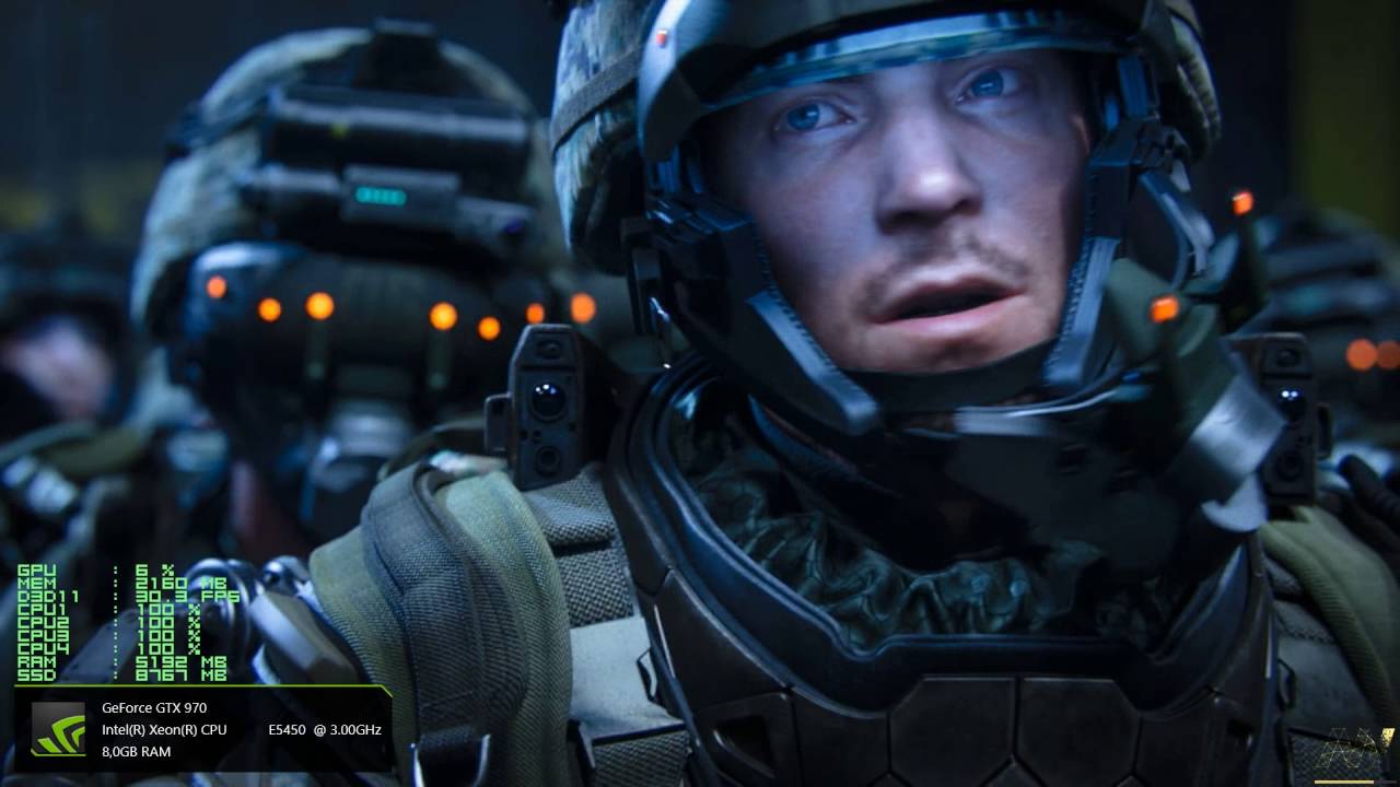 Call of Duty: Advanced Warfare on ULTRA + (SSAA x4) | Xeon E5450 4.10 Ghz(OC)+GTX970