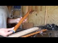 How to make a traditional Native American 6 hole flute part 1