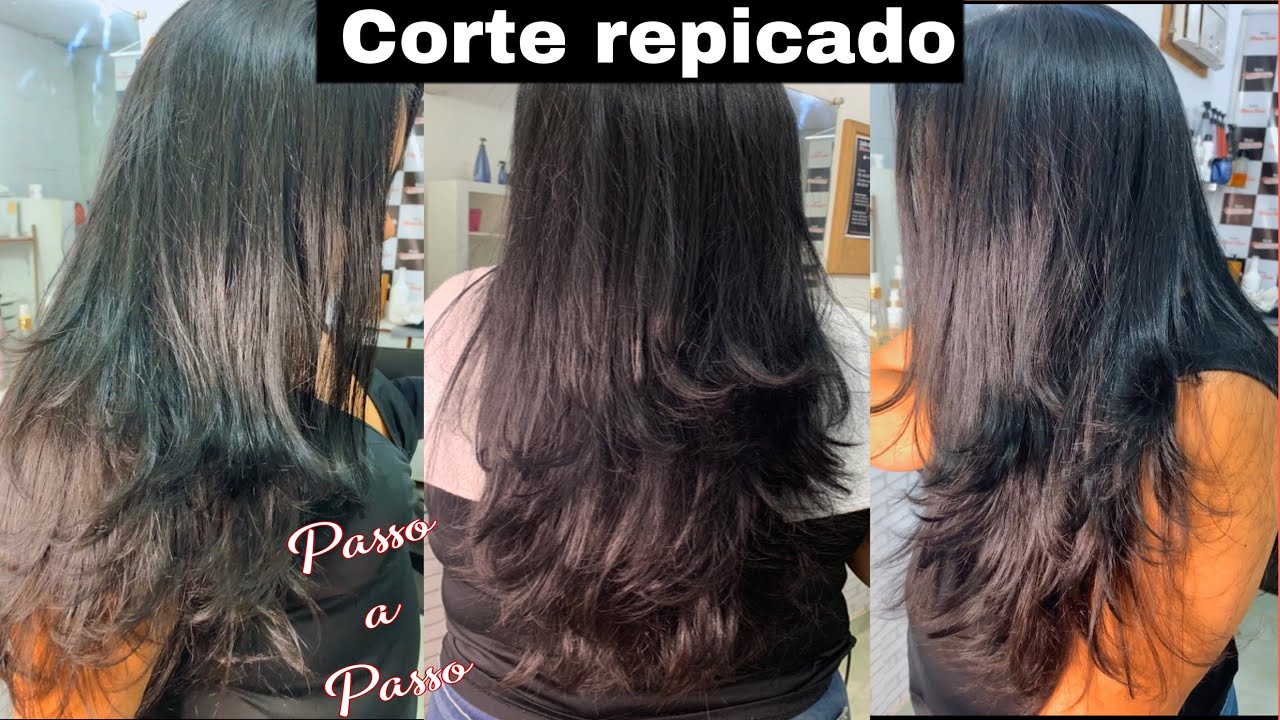 COMO FAZER #CORTE #REPICADO#PASSO A PASSO - YouTube