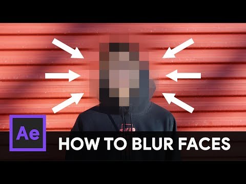 Como Track & BLUR Faces em Video - After Effects Tutorial