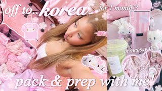 Pack With Me For Korea Cute Outfits, Organizing My Pink Suitcase & Dolly Travel Essentials