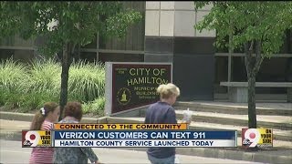 Verizon customers in Hamilton County can text 911